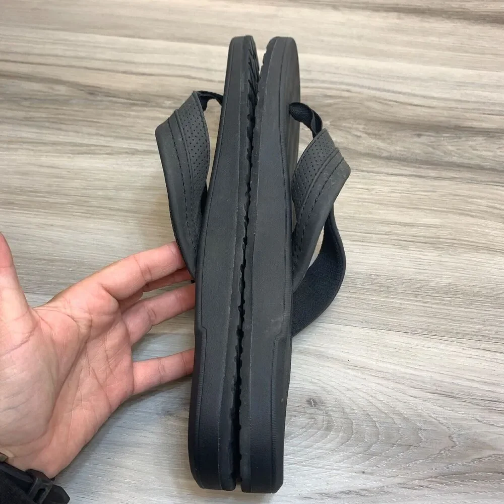 FLOJOS MEN'S RYAN FLIP FLOP BLACK SIZE 12‎ THONG SANDALS